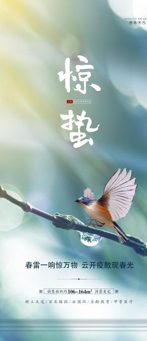 地产惊蛰海报图片