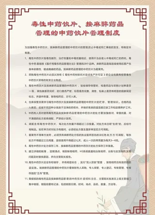 中药房制度牌图片