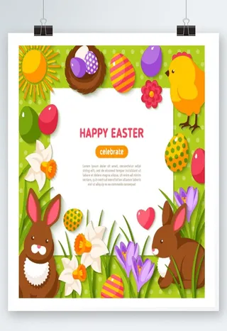 可爱卡通动物背景图片