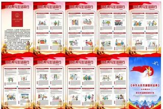 民法典宣传栏图片