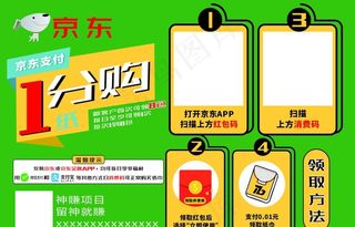 京东一分购展板图片