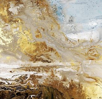 金色抽象装饰画图片