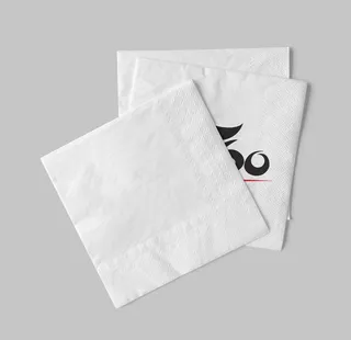 餐巾纸展示样机图片