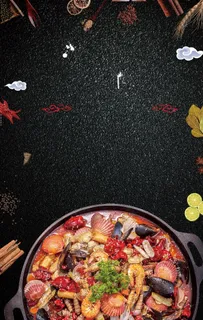 火锅海报背景图片