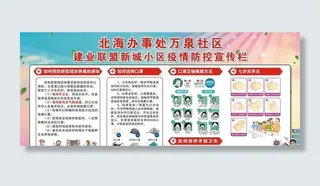 疫情防控宣传栏图片