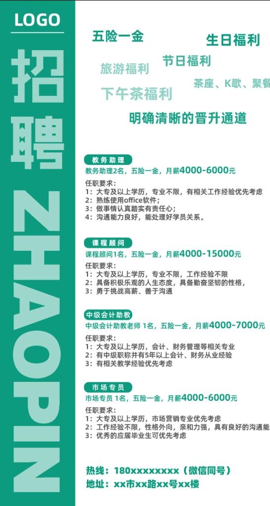 招聘广告图片
