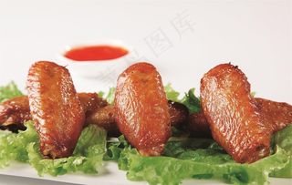 香辣鸡翅图片
