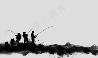 垂钓图片
