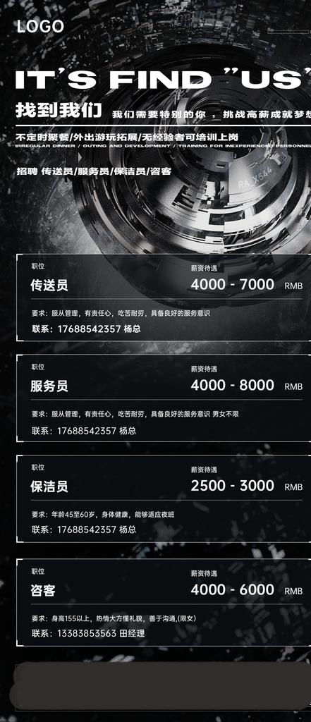 运营招聘图片(1125x2436)psd模版下载