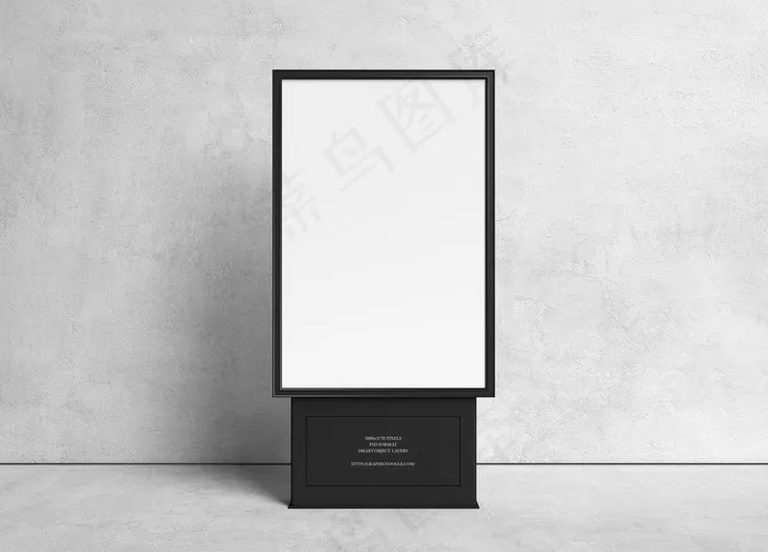 城市广告牌样机图片psd模版下载