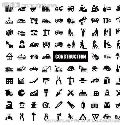 工程建造图标图片