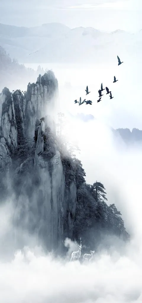山水画 图片(3402x6803)