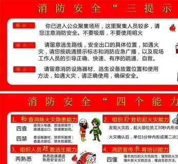 消防安全提示图片