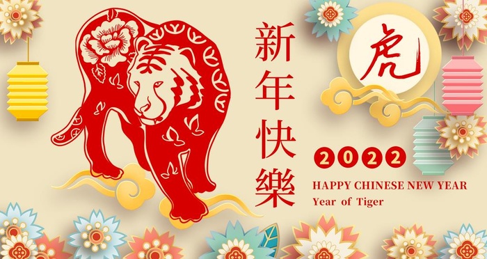 2022虎年海报图片