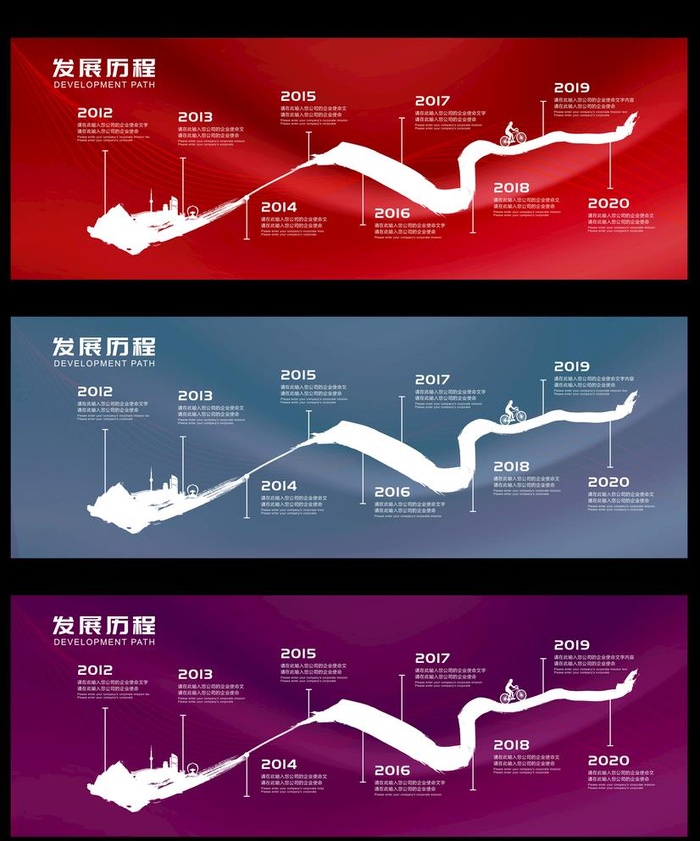 企业发展历程文化墙图片