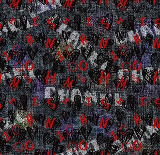 牛仔英文字母图片