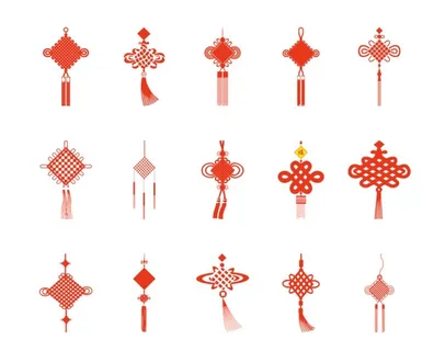矢量中国结图片