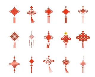 矢量中国结图片