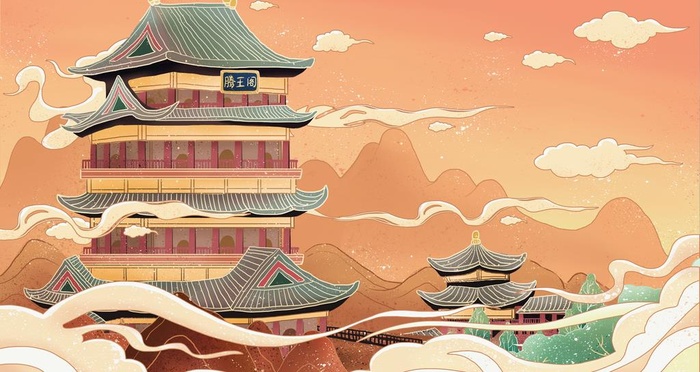 城市插画海报图片