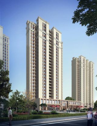 小区园林景观效果图图片