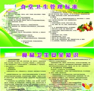 食品卫生安全知识 食堂卫生管理标准图片