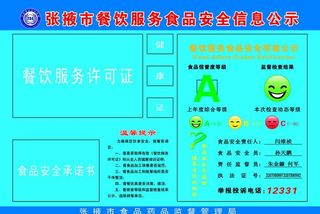 食品安全信息公示图片