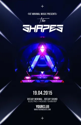 灯光海报设计图片