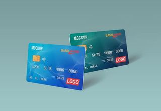 银行卡样机  图片