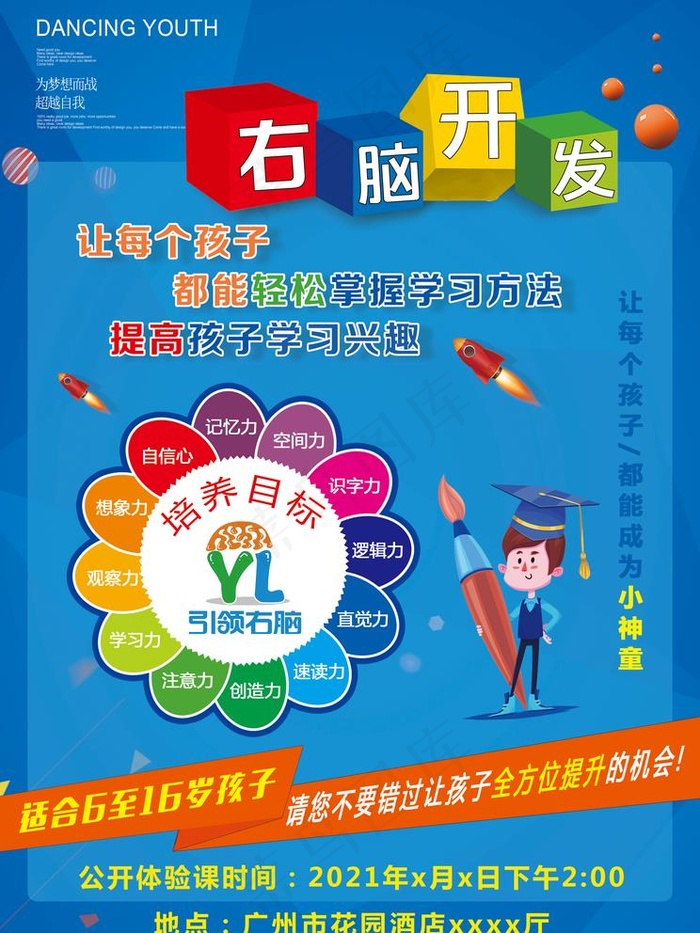 右脑开发图片