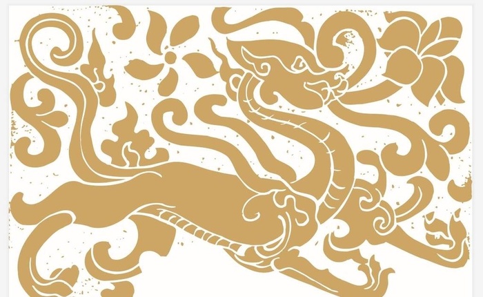 龙元素底纹图片