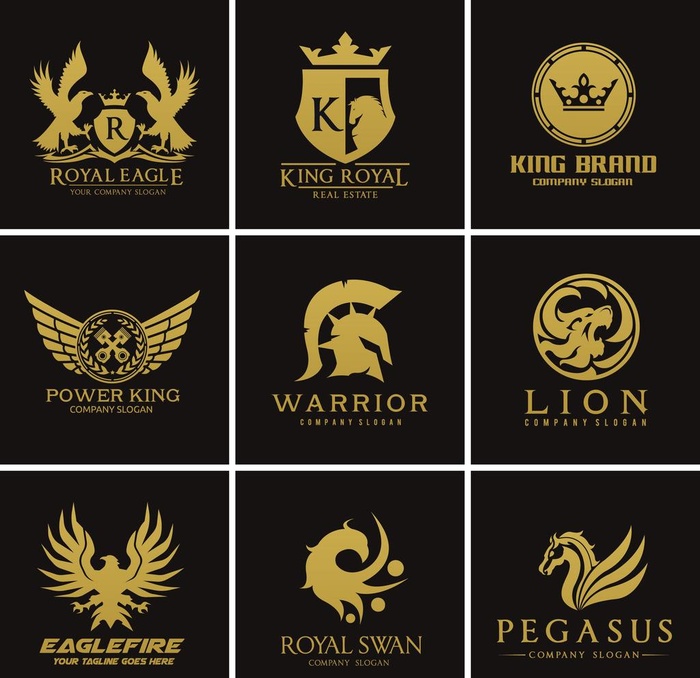 欧式风格logo图片eps,ai矢量模版下载