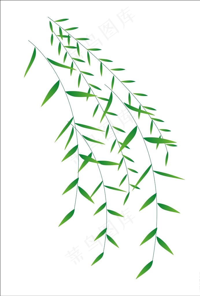 矢量柳条图片