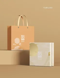 茶叶礼盒样机图片