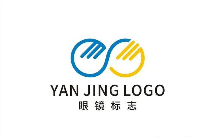 眼镜店LOGO图片cdr矢量模版下载