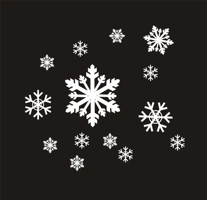雪花图片cdr矢量模版下载