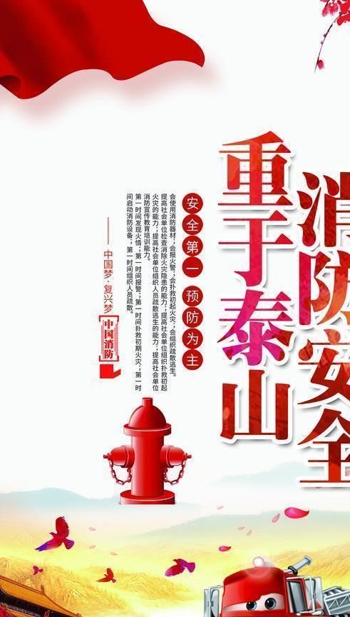 消防安全重于泰山图片