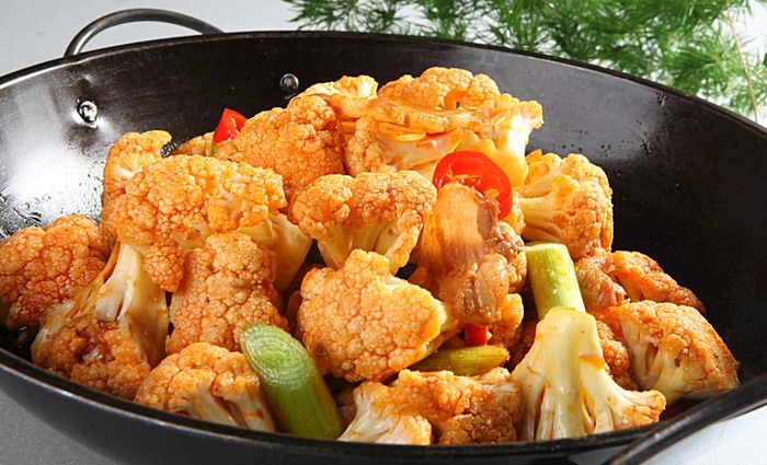 干锅菜花图片