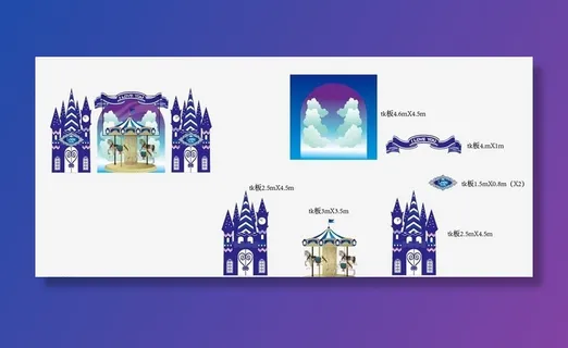 宝石蓝婚礼背景图片