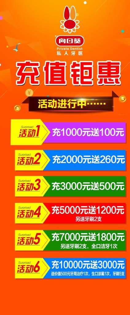 充值展架图片(2268x5105)psd模版下载