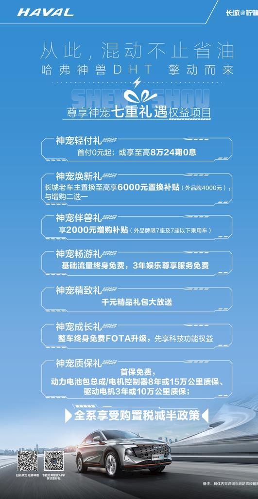 哈弗神兽DHT多重礼图片(1299x2362)psd模版下载