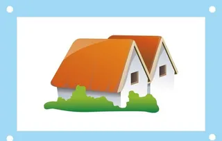 乡村的房子图片素材