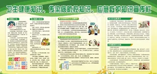 健康知识展板图片