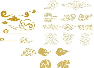 祥云免扣素材图片