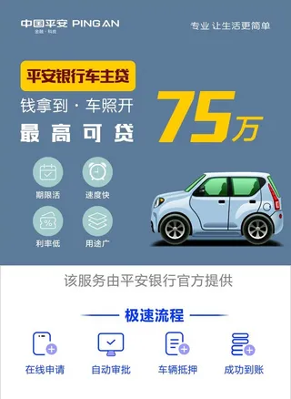 平安银行车主贷图片