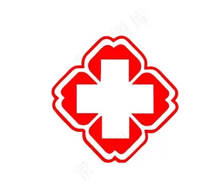 医院红色十字标志图片