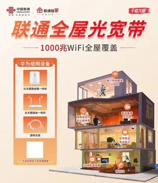 联通全屋光宽带覆盖图片