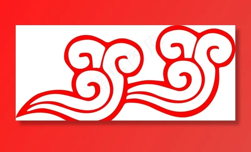云纹图片cdr矢量模版下载