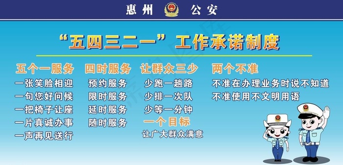 车管所工作承若图片cdr矢量模版下载