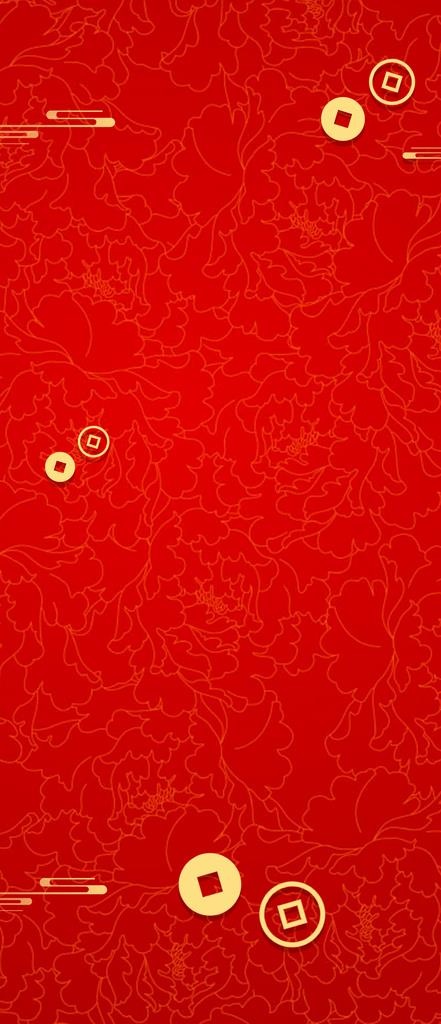 红色展架背景图片(1772x3835)psd模版下载