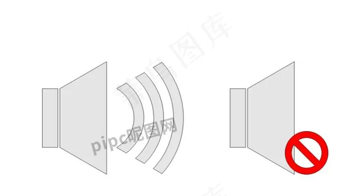 声音标志图片cdr矢量模版下载